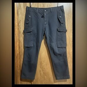 Polo Ralph Lauren Men’s Black Cargo Pants 40x32 – Straight Fit Military Utility